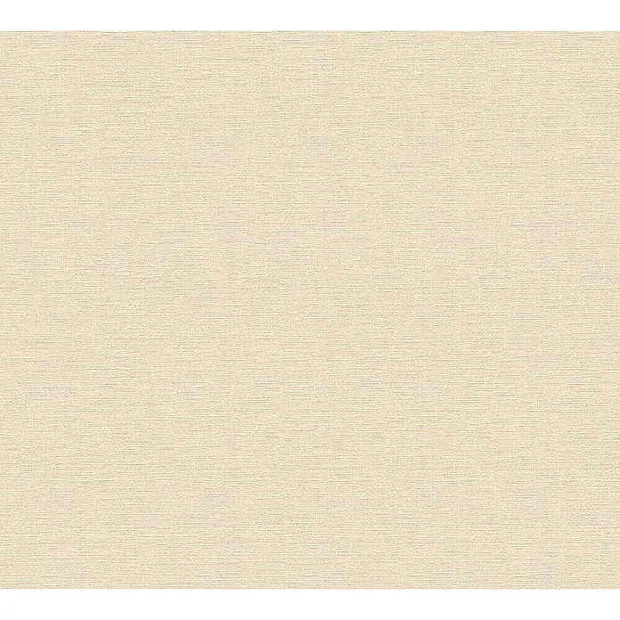 A.S. Création Trendwall 2 Vliestapete - Creme, Uni, 10,05 x 0,53 m - Beige Leinwandtextur für Hintergründe und Designprojekte, die eine natürliche und warme Note verleihen soll. Perfekt für vielseitige Anwendungen.