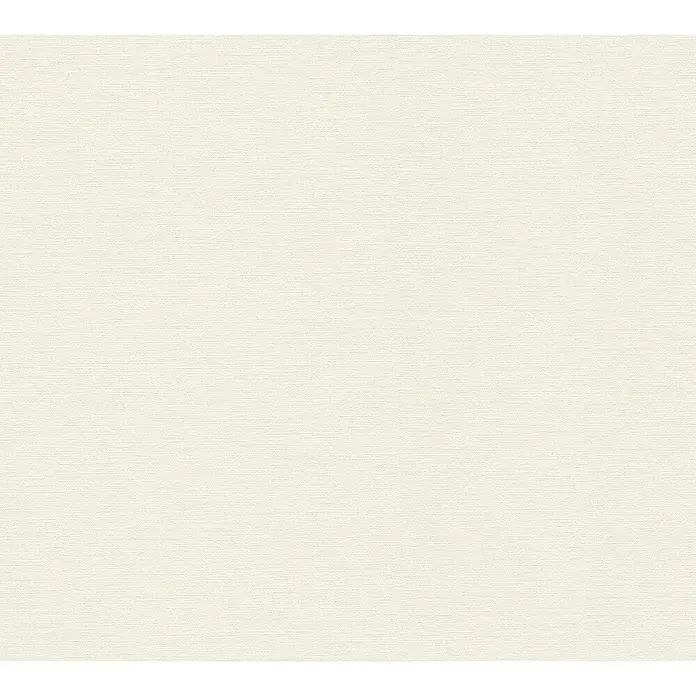 A.S. Création Trendwall 2 Vliestapete - Cremeweiß, Uni, 10,05 x 0,53 m - Texturierter, cremefarbener Stoff für vielseitige Designprojekte. Perfekt für Hintergründe, Textilien und Kunstdrucke mit feiner Detaildarstellung.