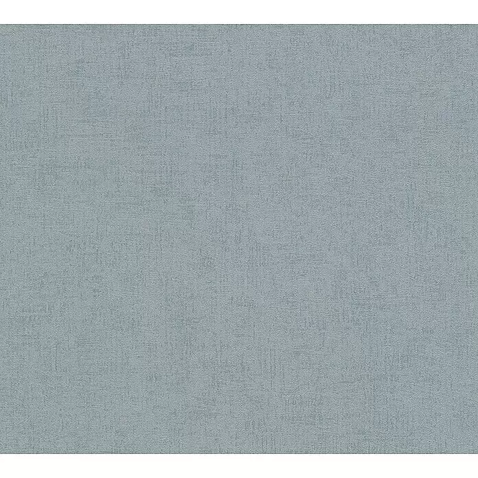 A.S. Création Titanium 3 Vliestapete - Pastellblau, Uni, 10,05 x 0,53 m - Hell blaugraues strukturiertes Material mit feinem Webmuster.