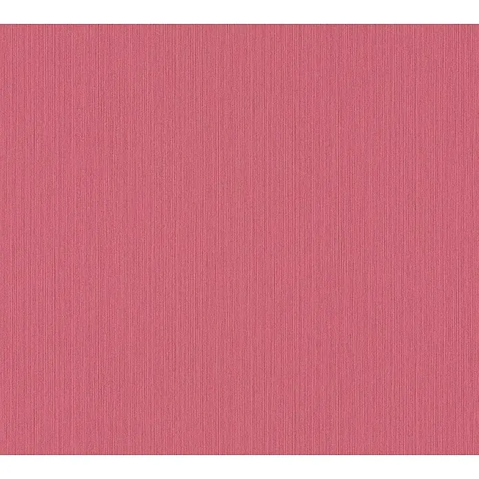 A.S. Création Michalsky 4 VliestapeteRot, Uni, 10,05 x 0,53 m - Rosa Textiltapete mit subtiler Textur für ein elegantes und warmes Ambiente im Raum, perfekt für Wohn- und Schlafräume.