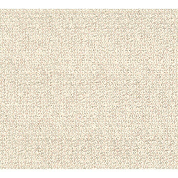 A.S. Création Hygge 2 Vliestapete Retromuster (Rosè, Grafisch, 10,05 x 0,53 m) | BAUHAUS