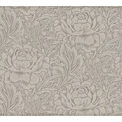 AS Creation Mata Hari Vliestapete Blumen (Braun/Beige, Floral, 10,05 x 0,53 m) | BAUHAUS