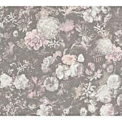 AS Creation Mata Hari Vliestapete Blumen (Rosa/Beige, Floral, 10,05 x 0,53 m) | BAUHAUS