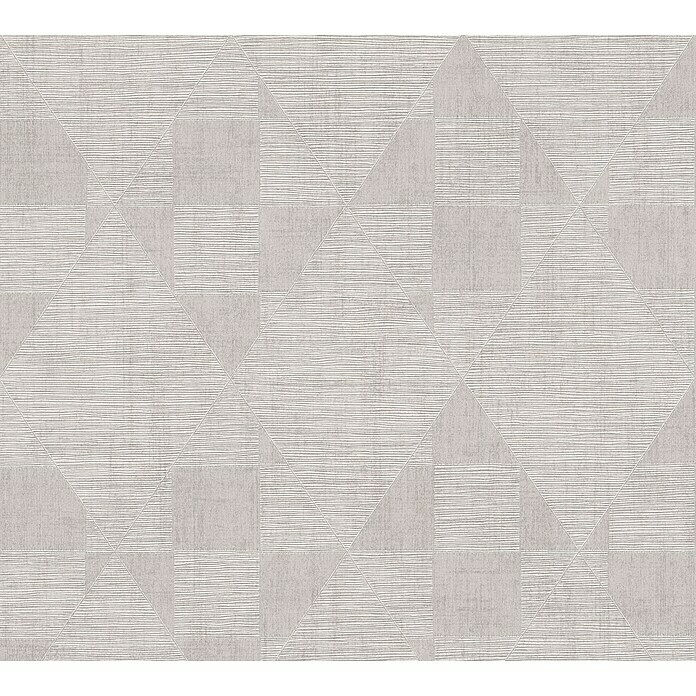 A.S. Création Titanium 3 Vliestapete (Grau, Grafisch, 10,05 x 0,53 m) | BAUHAUS