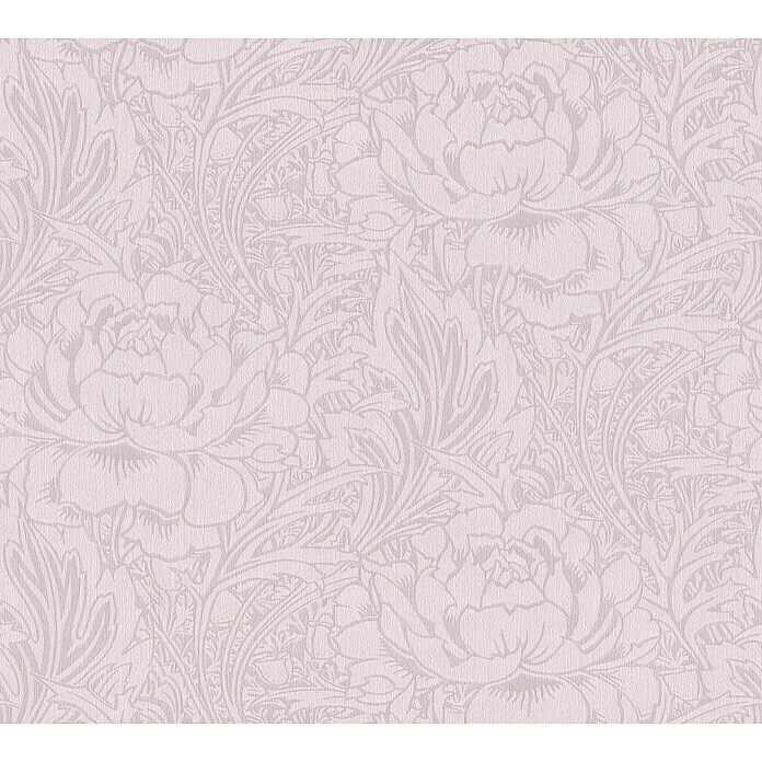 AS Creation Mata Hari Vliestapete Blumen (Rosa, Floral, 10,05 x 0,53 m) | BAUHAUS