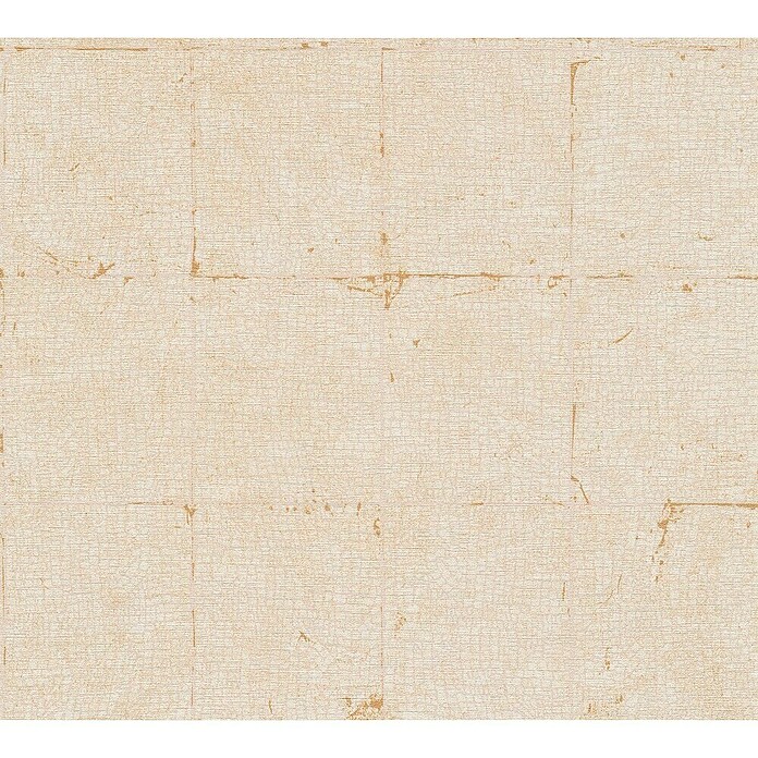 A.S. Création Desert Lodge Vliestapete Krakelee-Fliese (Beige, Fliesenoptik, 10,05 x 0,53 m) | BAUHAUS