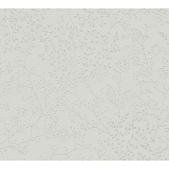 AS Creation Trendwall 2 Vliestapete Blumen (Grau, Floral, 10,05 x 0,53 m) | BAUHAUS