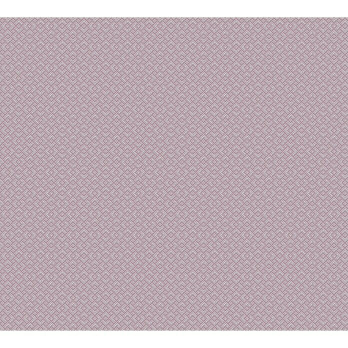 AS Creation Attractive Vliestapete 3D-Effekt klein (Lila, 3D-Optik, 10,05 x 0,53 m)
