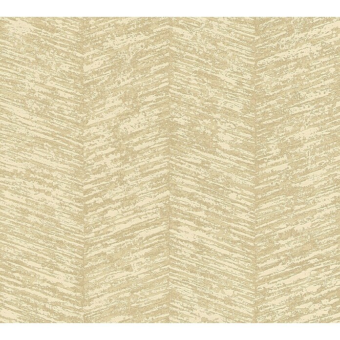 A.S. Création My Home My Spa Vliestapete Geometrie (Beige, Streifen, 10,05 x 0,53 m) | BAUHAUS