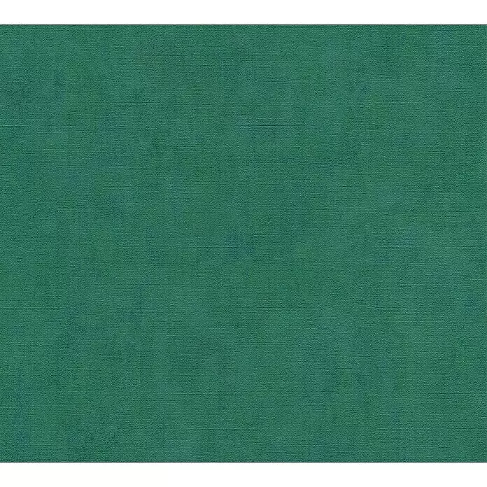 A.S. Création Cuba VliestapeteBlaugrün, Uni, 10,05 x 0,53 m