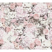 AS Creation Trendwall 2 Vliestapete Blumen (Rosa/Grau, Floral, 10,05 x 0,53 m) | BAUHAUS