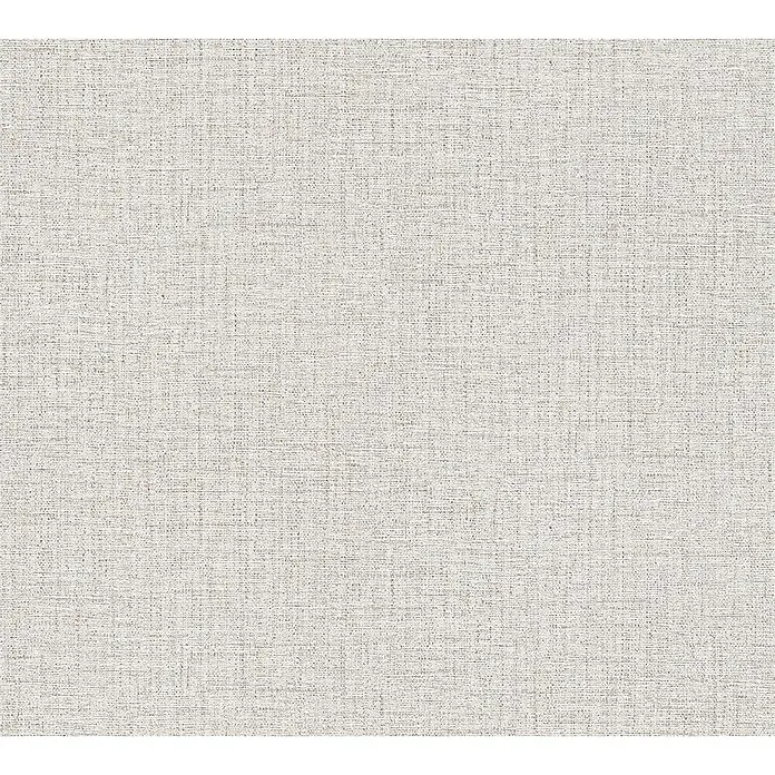 A.S. Création Desert Lodge Vliestapete - Creme, Uni, 10,05 x 0,53 m, Feine Struktur - Nahaufnahme eines Stoffes mit feiner Textur, ideal für Hintergründe und Designprojekte, die eine dezente Eleganz suchen.