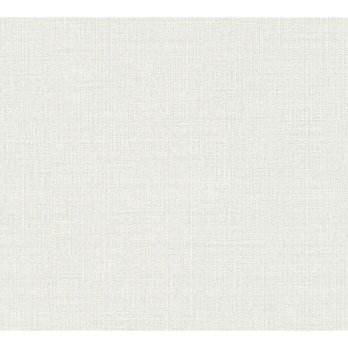 A.S. Création My Home My Spa Vliestapete (Weiß Metallic, Uni, 10,05 x 0,53 m) | BAUHAUS