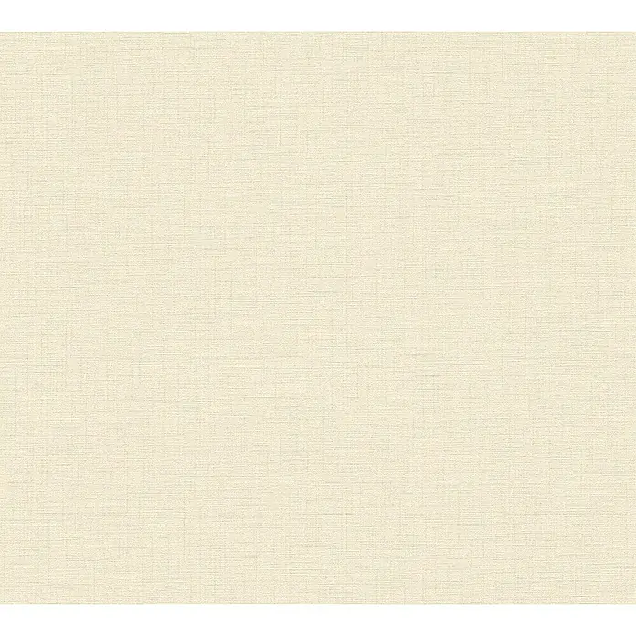 A.S. Création My Home My Spa Vliestapete Textilstruktur II - Creme, Uni, 10,05 x 0,53 m - Strukturierter, cremefarbener Stoff als vielseitiger Hintergrund für zahlreiche Anwendungen wie Textilien oder Designprojekte.