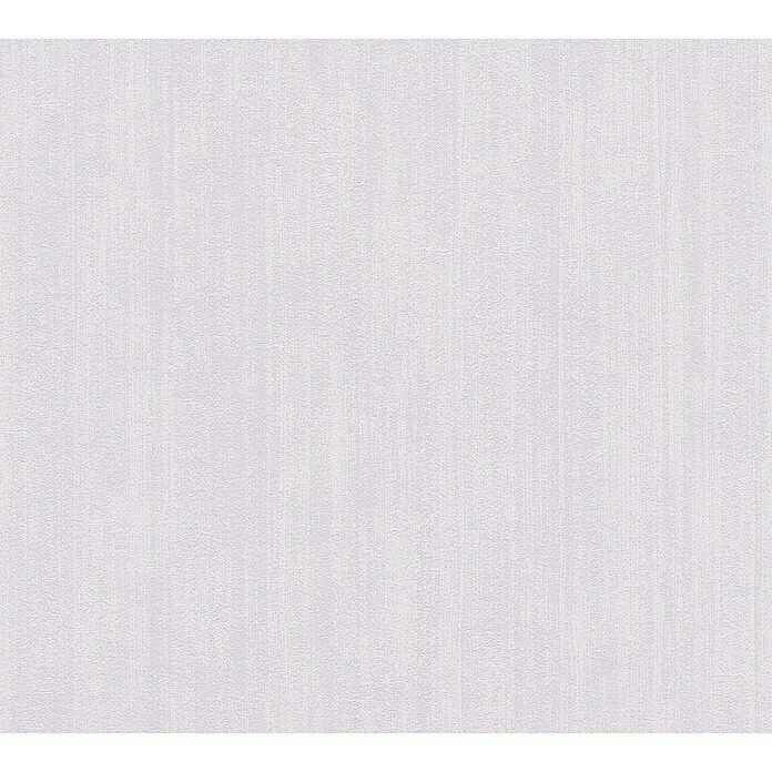AS Creation Attractive Vliestapete (Halles Lilaweiß, Uni, 10,05 x 0,53 m)