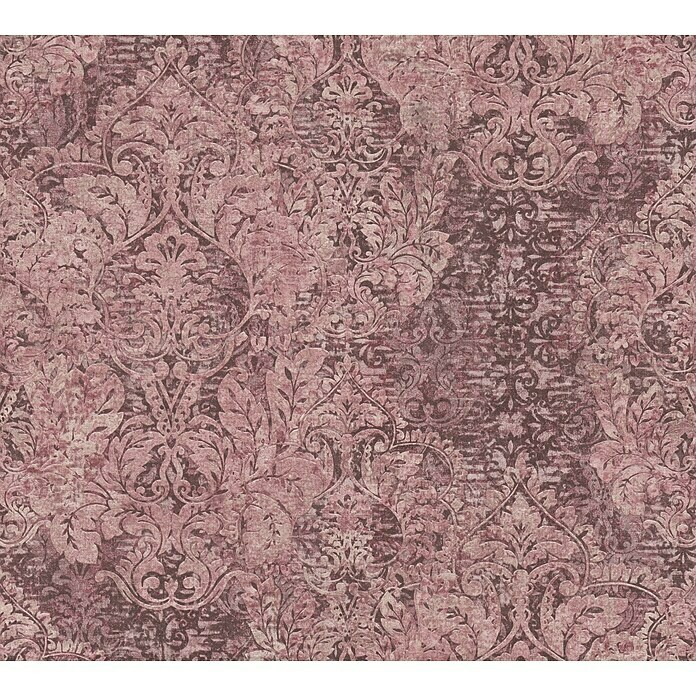 A.S. Création Mata Hari Vliestapete Barock antik (Rosa/Rot, Ornament, 10,05 x 0,53 m) | BAUHAUS