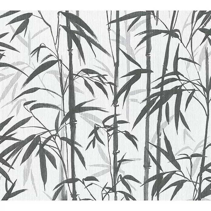 A.S. Cration Michalsky 4 Vliestapete Bambus - Schwarz/Wei, Floral, 10,05  x 0,53 m online kaufen bei BAUHAUS