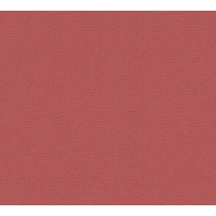 A.S. Création Attractive Vliestapete - Rosenrot, Uni, 10,05 x 0,53 m - Nahaufnahme eines Terrakotta-farbenen Textils mit dezenter Gewebestruktur. Ideal für Textildesign und Hintergründe mit Wärme.