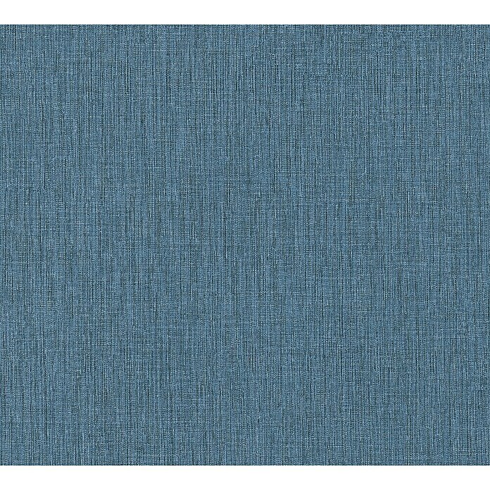 A.S. Création Daniel Hechter 6 Vliestapete Textilstruktur (Blau, Uni, 10,05 x 0,53 m) | BAUHAUS