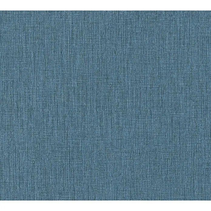A.S. Création Daniel Hechter 6 Vliestapete Textilstruktur - Blau, Uni, 10,05 x 0,53 m - Abstraktes Bild einer blauen Stoffstruktur, die sich ideal für Hintergründe und Texturen eignet.