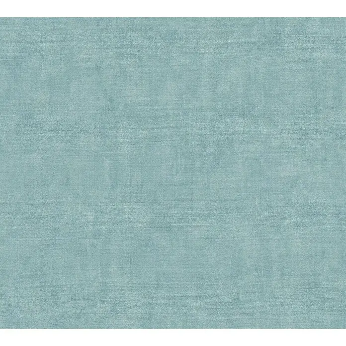 A.S. Création Cuba Vliestapete - Blau, Uni, 10,05 x 0,53 m - Fein gewebte hellblaue Stoffstruktur mit subtilen Farbvariationen, ideal für vielseitige Designanwendungen.