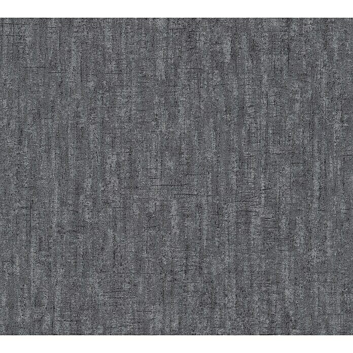 AS Creation Titanium 3 Vliestapete Vintage (Schwarz, Uni, 10,05 x 0,53 m)