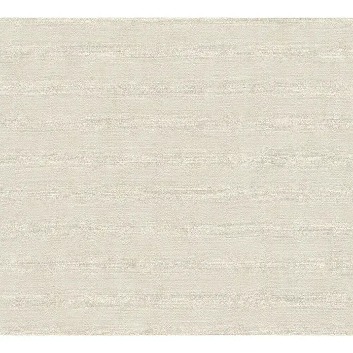 A.S. Création Cuba Vliestapete - Creme, Uni, 10,05 x 0,53 m - Beige Tapete mit feiner Textur für stilvolle Wandgestaltung im Wohnbereich. Bringt Wärme und Eleganz in jeden Raum.