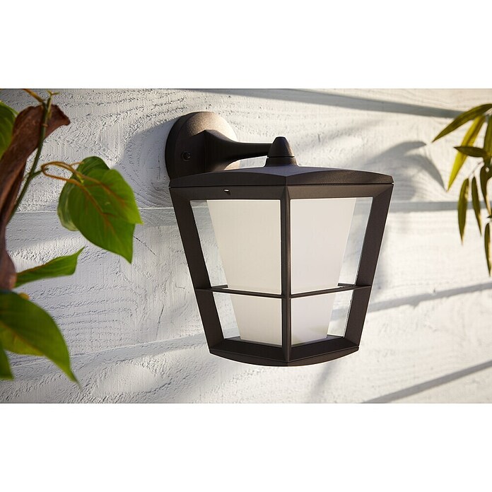 Philips Hue Led-wandlamp voor buiten (1 lampen, 15 W, Lichtkleur: Bont, IP44)
