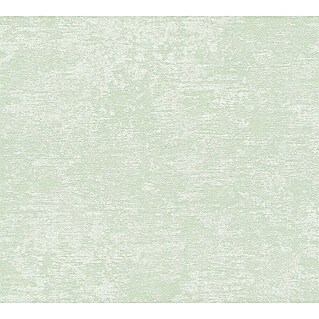 A.S. Création Attractive Vliestapete (Pastellgrün, Uni, 10,05 x 0,53 m)