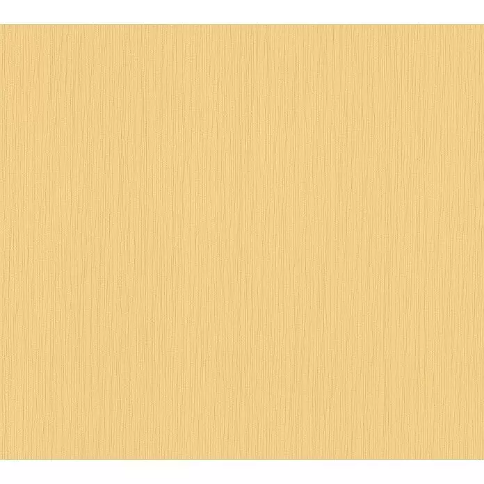 A.S. Création Attractive VliestapeteStrukturgelb, Uni, 10,05 x 0,53 m