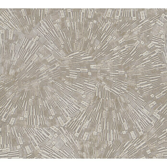 A.S. Création Titanium 3 Vliestapete Dynamischer 3D-Effekt (Beige, 3D-Optik, 10,05 x 0,53 m) | BAUHAUS