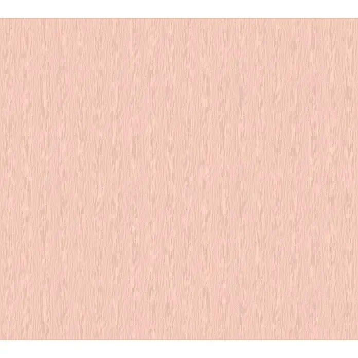 A.S. Création Trendwall 2 Vliestapete - Flamingo-Rosa, Uni, 10,05 x 0,53 m - Texturierter Hintergrund in einem zarten Pfirsichton, ideal für vielseitige Designprojekte, die Wärme und Subtilität suchen.
