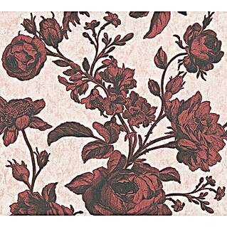 AS Creation My Home My Spa Vliestapete Rose (Rosa/Rot, Floral, 10,05 x 0,53 m)