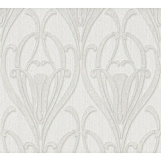 A.S. Création Mata Hari Vliestapete Barock (Beige/Weiß, Ornament, 10,05 x 0,53 m)