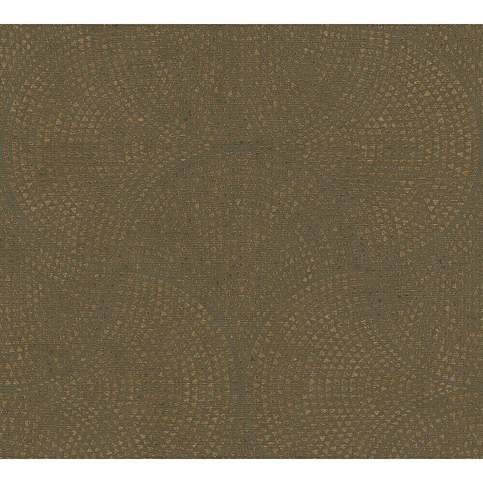 A.S. Création Cuba Vliestapete Mosaik-Allover (Braun, Grafisch, 10,05 x 0,53 m)