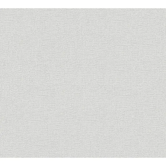 A.S. Création Attractive Vliestapete - Weiches Grau, Uni, 10,05 x 0,53 m - Feine, homogene Textur in einem hellen Grauton, ideal für Hintergründe oder subtile Designelemente, die eine ruhige Atmosphäre schaffen.
