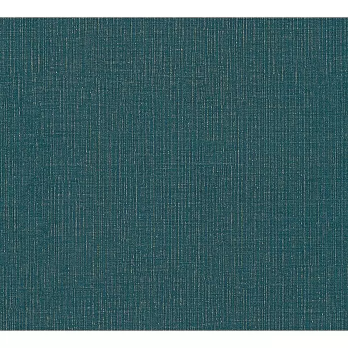 A.S. Création My Home My Spa Vliestapete - Petrol Metallic, Uni, 10,05 x 0,53 m - Detailaufnahme