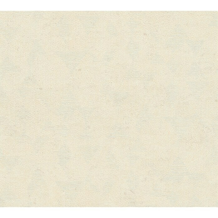 A.S. Création My Home My Spa Vliestapete Hexagon (Creme, Grafisch, 10,05 x 0,53 m) | BAUHAUS