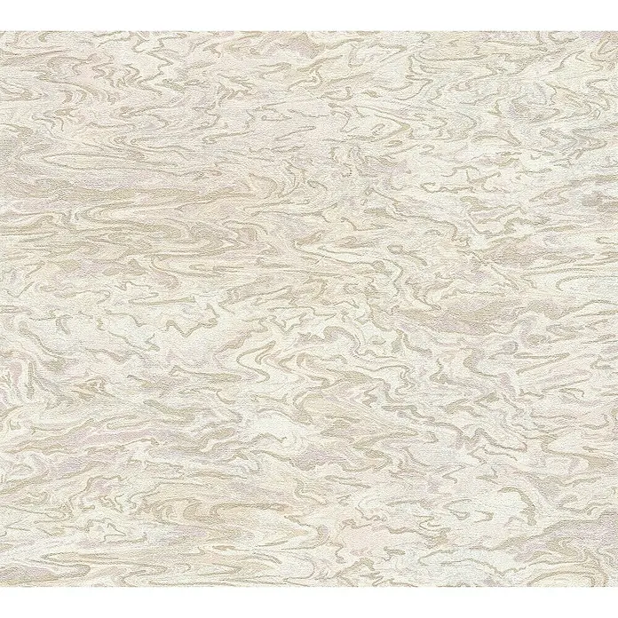 A.S. Création My Home My Spa Vliestapete Marmor - Creme/Rosè, Steinoptik, 10,05 x 0,53 m - Beige Marmorstruktur mit sanften Wirbeln und subtilen Farbvariationen, ideal für Hintergründe und Designprojekte.