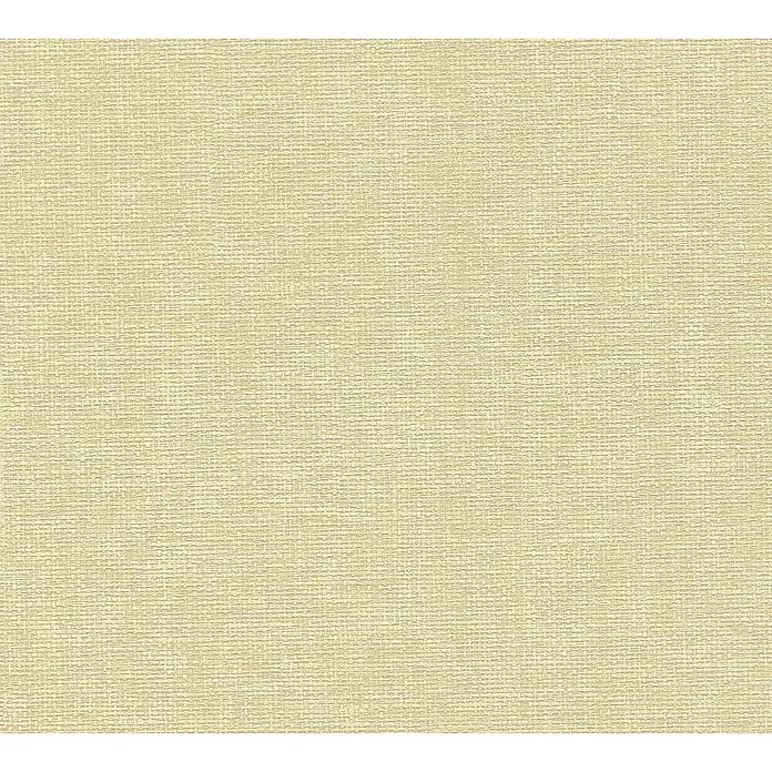 A.S. Création Hygge 2 Vliestapete Gewebe - Beige, Uni, 10,05 x 0,53 m - Detailaufnahme einer texturierten, cremefarbenen Tapete, ideal für subtile Wandgestaltung und vielseitige Innenraumstile.