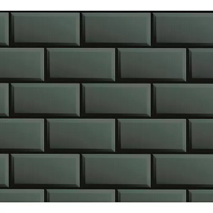 A.S. Création My Home My Spa Vliestapete Klinker - Schwarz, Steinoptik, 10,05 x 0,53 m - Detailaufnahme
