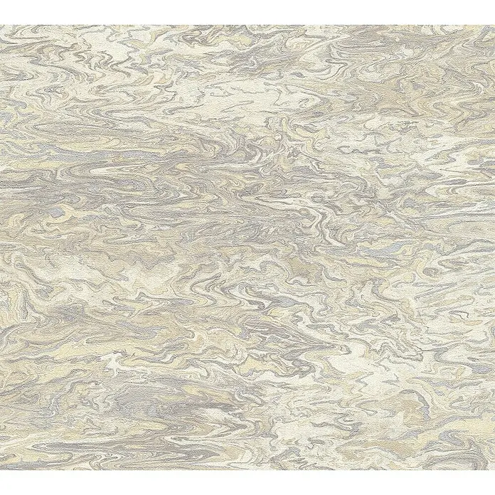A.S. Création My Home My Spa Vliestapete Marmor - Creme/Grau, Steinoptik, 10,05 x 0,53 m - Beige Marmorierung: Elegante Textur in Beige- und Grautönen für stilvolle Hintergründe und Designs, die eine natürliche Ästhetik suchen.