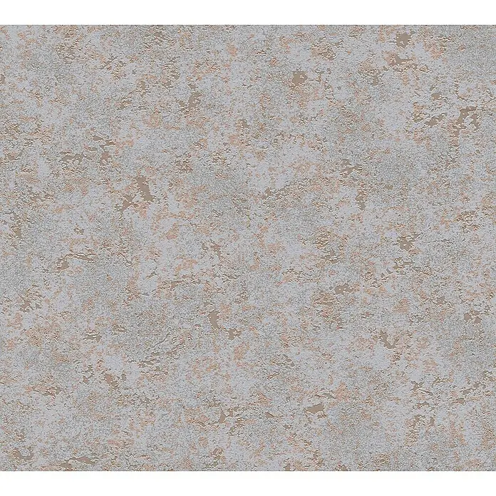 A.S. Création Attractive Vliestapete - Braun/Grau, Uni, 10,05 x 0,53 m - Dekorative Tapete mit einer strukturierten Oberfläche in Grau- und Brauntönen, die eine elegante und vielseitige Wandgestaltung ermöglicht.