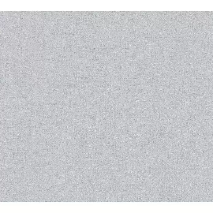 A.S. Création Titanium 3 Vliestapete - Wohnliches Grau, Uni, 10,05 x 0,53 m - Hellgraue, strukturierte Oberfläche mit subtilen linearen Mustern.