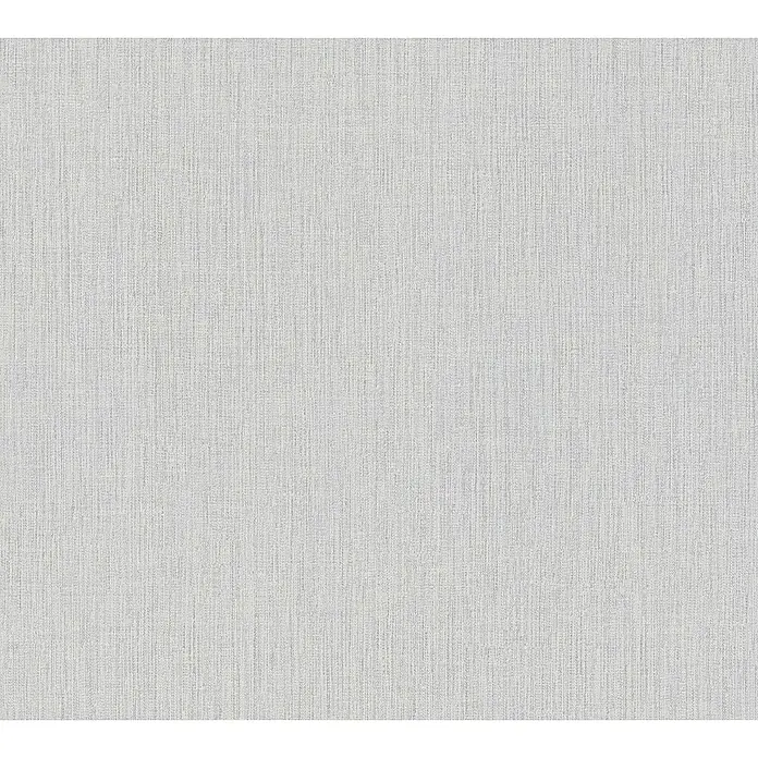 A.S. Création Daniel Hechter 6 Vliestapete Textilstruktur - Grau, Uni, 10,05 x 0,53 m - Detailaufnahme eines hellgrauen Stoffes, der eine feine, gleichmäßige Textur aufweist. Ideal für Hintergründe und Textildesign.