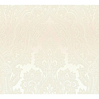 AS Creation My Home My Spa Vliestapete Damask Paisley (Creme, Ornament, 10,05 x 0,53 m)