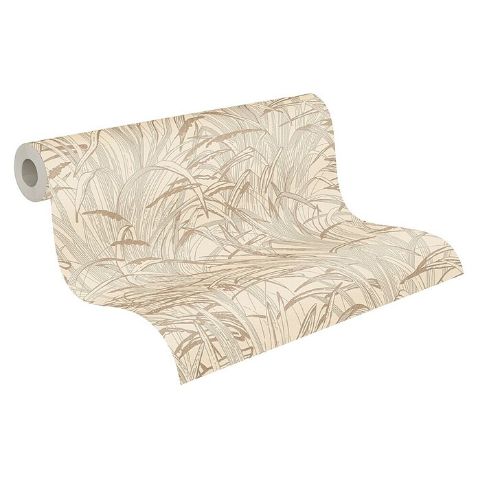 A.S. Création Hygge 2 Vliestapete Gräser (Beige, Floral, 10,05 x 0,53 m) | BAUHAUS