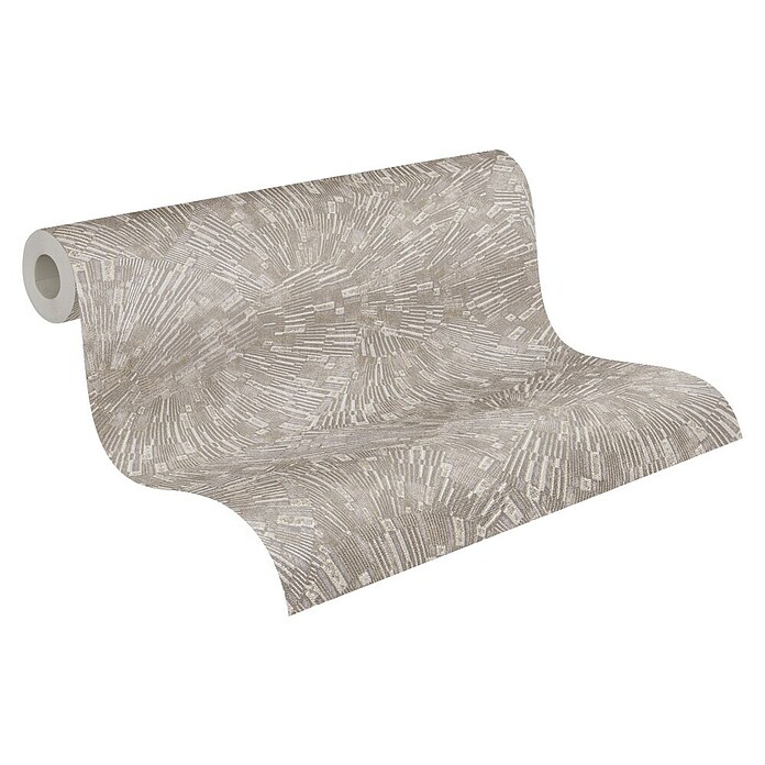 A.S. Création Titanium 3 Vliestapete Dynamischer 3D-Effekt (Beige, 3D-Optik, 10,05 x 0,53 m) | BAUHAUS