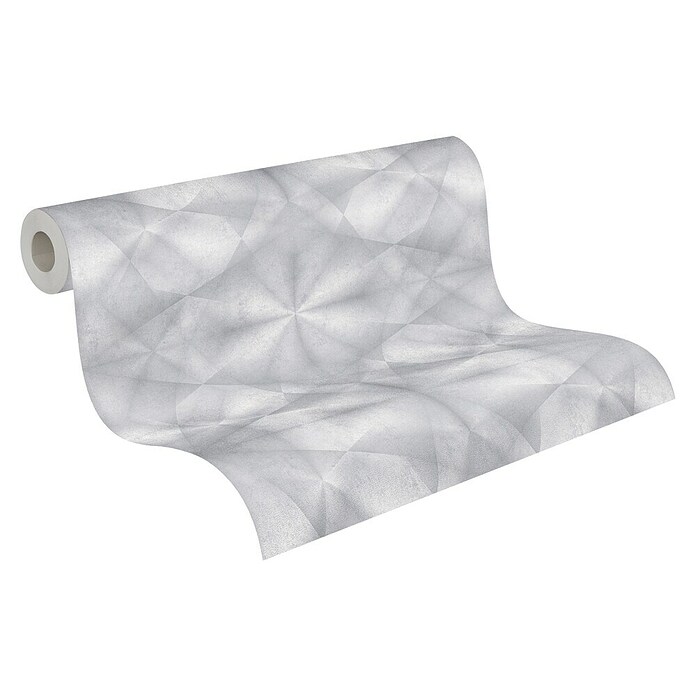 A.S. Création My Home My Spa Vliestapete Hologramm (Grau, 3D-Optik, 10,05 x 0,53 m) | BAUHAUS