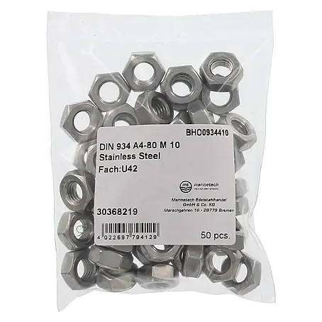 Marinetech  Sechskantmutter